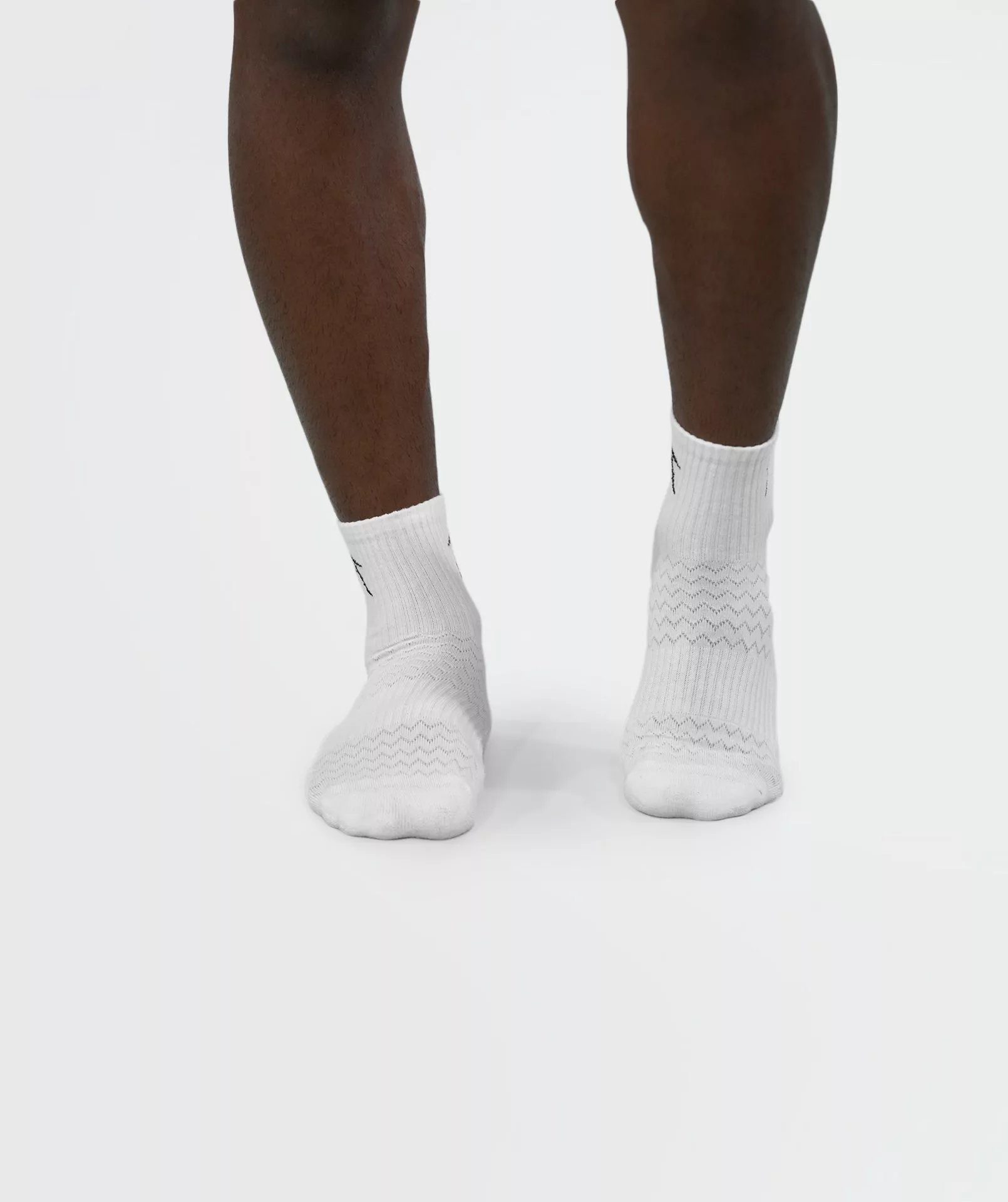 Unisex Short Crew Cotton Socks - Pack of 3 image 1